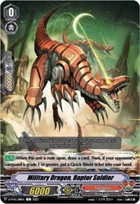 Military Dragon, Raptor Soldier - D-PV01: History Collection - Cardfight Vanguard card