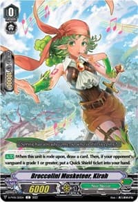 Broccolini Musketeer, Kirah - D-PV01: History Collection - Cardfight Vanguard card