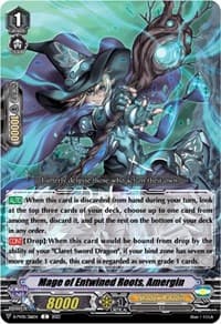 Mage of Entwined Roots, Amergin - D-PV01: History Collection - Cardfight Vanguard card