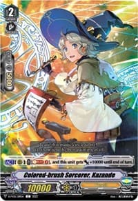 Colored-brush Sorcerer, Kazande - D-PV01: History Collection - Cardfight Vanguard card