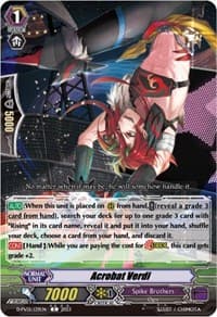 Acrobat Verdi - D-PV01: History Collection - Cardfight Vanguard card