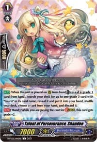 Talent of Perseverance, Shandee - D-PV01: History Collection - Cardfight Vanguard card