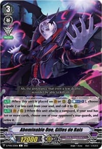 Abominable One, Gilles de Rais - D-PV01: History Collection - Cardfight Vanguard card
