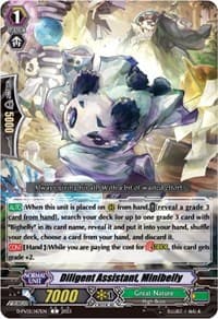 Diligent Assistant, Minibelly - D-PV01: History Collection - Cardfight Vanguard card