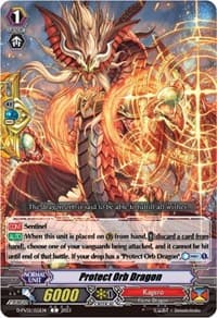 Protect Orb Dragon - D-PV01: History Collection - Cardfight Vanguard card