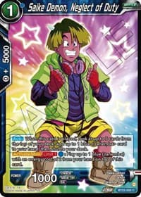 Saike Demon, Neglect of Duty - Critical Blow - Dragon Ball Super: Masters card