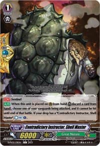 Contradictory Instructor, Shell Master - D-PV01: History Collection - Cardfight Vanguard card
