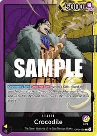 Crocodile (058) - Kingdoms of Intrigue - One Piece Card Game card