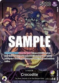 Crocodile (058) (Alternate Art) - Kingdoms of Intrigue - One Piece Card Game card