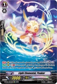 Light Elemental, Peaker (SP) - D-PV01: History Collection - Cardfight Vanguard card