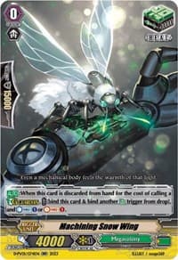 Machining Snow Wing - D-PV01: History Collection - Cardfight Vanguard card