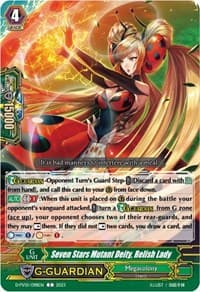 Seven Stars Mutant Deity, Relish Lady - D-PV01: History Collection - Cardfight Vanguard card