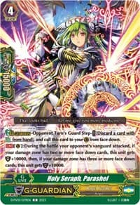 Holy Seraph, Parashel - D-PV01: History Collection - Cardfight Vanguard card
