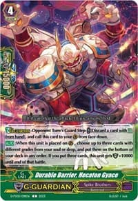 Durable Barrier, Hecaton Gyace - D-PV01: History Collection - Cardfight Vanguard card