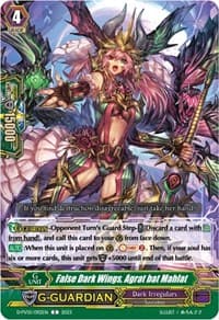 False Dark Wings, Agrat bat Mahlat - D-PV01: History Collection - Cardfight Vanguard card