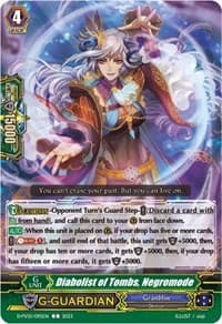 Diabolist of Tombs, Negromode - D-PV01: History Collection - Cardfight Vanguard card