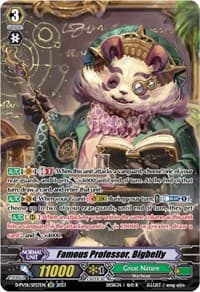 Famous Professor, Bigbelly (SP) - D-PV01: History Collection - Cardfight Vanguard card