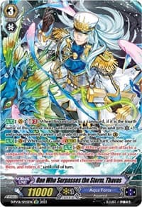 One Who Surpasses the Storm, Thavas (SP) - D-PV01: History Collection - Cardfight Vanguard card