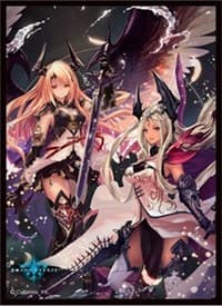 Chara Sleeve Collection Matte Series No.MT1583: Shadowverse Olivia & Sylvia, Wardens (65-Pack) - Movic Imported Card Sleeves - Card Sleeves card
