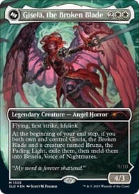 Gisela, the Broken Blade (Display Commander) - Thick Stock - Secret Lair Drop Series - Magic: The Gathering card