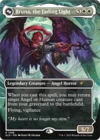Bruna, the Fading Light (Display Commander) - Thick Stock - Secret Lair Drop Series - Magic: The Gathering card