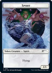 Spirit (SLD) // Angel Double-sided Token - Secret Lair Drop Series - Magic: The Gathering card