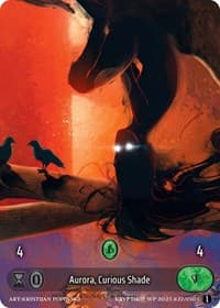 Aurora, Curious Shade (Box Topper) (Glass Foil) - Wicked Prophecy [Wave 1] - Kryptik TCG card