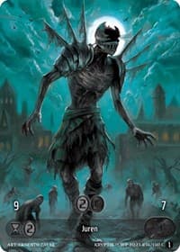 Juren (Box Topper) (Glass Foil) - Wicked Prophecy [Wave 1] - Kryptik TCG card