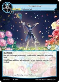 Superbloom - Clash of the Star Trees - Force of Will card