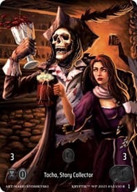 Tocho, Story Collector (Box Topper) (Glass Foil) - Wicked Prophecy [Wave 1] - Kryptik TCG card