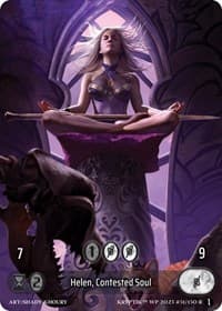 Helen, Contested Soul (Box Topper) (Glass Foil) - Wicked Prophecy [Wave 1] - Kryptik TCG card