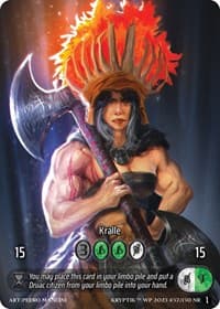 Kralle (Box Topper) (Glass Foil) - Wicked Prophecy [Wave 1] - Kryptik TCG card
