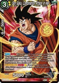 Son Goku, Combination Attack in Hell - Critical Blow - Dragon Ball Super: Masters card