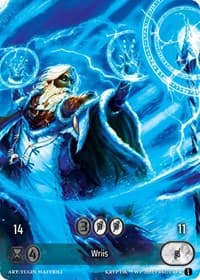 Wriis (Box Topper) (Glass Foil) - Wicked Prophecy [Wave 1] - Kryptik TCG card
