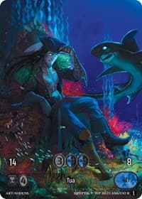 Tua (Box Topper) (Glass Foil) - Wicked Prophecy [Wave 1] - Kryptik TCG card
