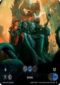Drikki (Box Topper) (Glass Foil) - Wicked Prophecy [Wave 1] - Kryptik TCG card