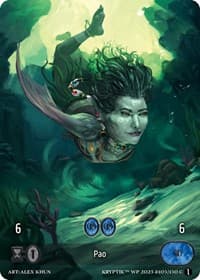 Pao (Box Topper) (Glass Foil) - Wicked Prophecy [Wave 1] - Kryptik TCG card