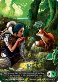 Beastwalk (Box Topper) (Glass Foil) - Wicked Prophecy [Wave 1] - Kryptik TCG card