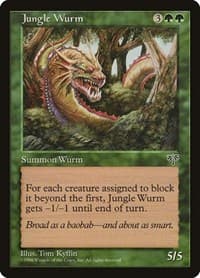 Jungle Wurm - Mirage - Magic: The Gathering card
