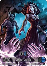 Commute Sentence (Box Topper) (Glass Foil) - Wicked Prophecy [Wave 1] - Kryptik TCG card