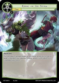 Riding on the Storm - Clash of the Star Trees - Force of Will card