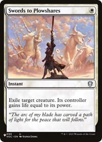 Swords to Plowshares (VOC) - The List Reprints - Magic: The Gathering card