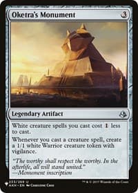 Oketra's Monument - The List Reprints - Magic: The Gathering card