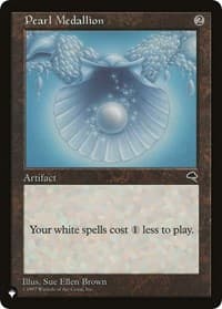 Pearl Medallion - The List Reprints - Magic: The Gathering card