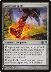 Swiftfoot Boots (M12) - The List Reprints - Magic: The Gathering card