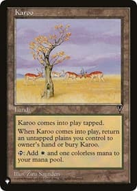 Karoo (VIS) - The List Reprints - Magic: The Gathering card