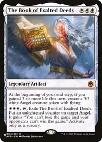 The Book of Exalted Deeds - The List Reprints - Magic: The Gathering card