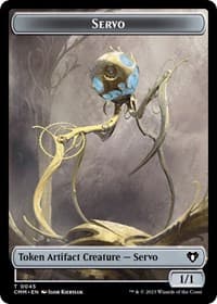 Servo // Elephant Double-Sided Token - Commander Masters - Magic: The Gathering card
