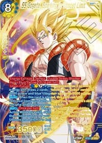 SS Gogeta, Sparking to Utmost Limit (SPR) - Critical Blow - Dragon Ball Super: Masters card