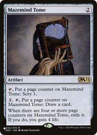 Mazemind Tome - The List Reprints - Magic: The Gathering card